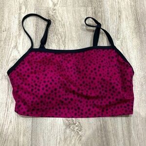 All in motion Swim Top Women’s M mulberry and black